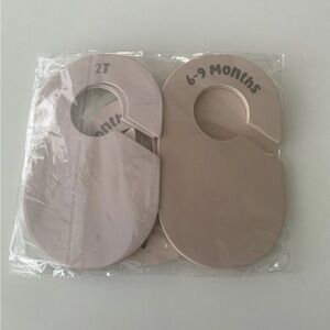 Baby Closet Size Dividers 8PCS Set – Neutral Beige – Newborn to 2T